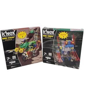 K'NEX ROBOT BUILDING TOYS 2 SETS CONSTRUCTION MOTOR STEM INSECT 7 YEARS + GIFT